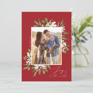 Joy to the World Holiday Carte photo