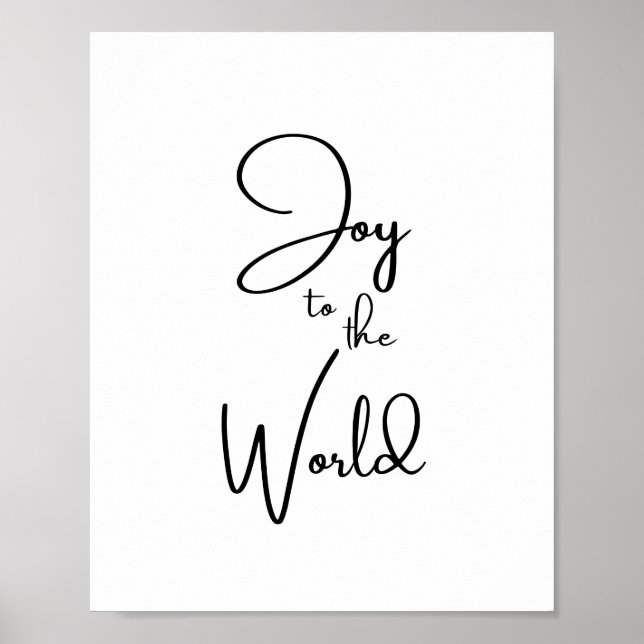 Joy to the World Poster (Devant)