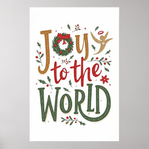 Joy To The World Poster Wall Art