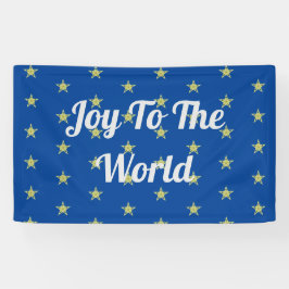 Joy to the World Stars Banner