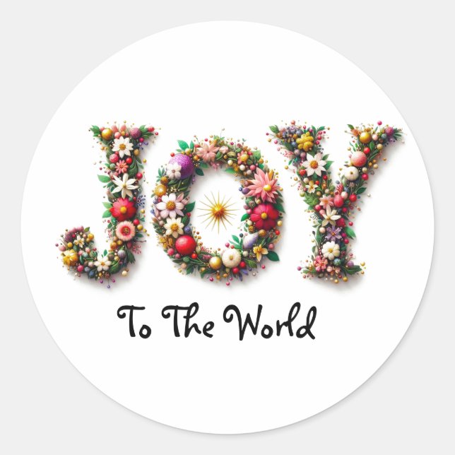 JOY to World Stickers (Vorderseite)