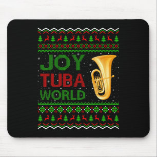 Joy Tuby Weltmusikliebhaber Weihnachtsgeschenk Häs Mousepad