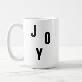 Joy typography kaffeetasse