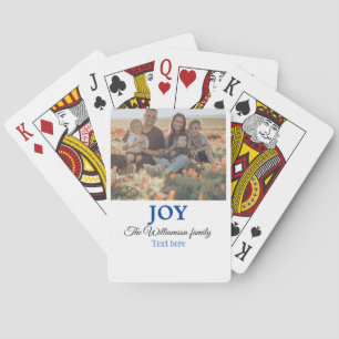 Joy Weihnachten Familienname Foto Urlaubspakete Spielkarten
