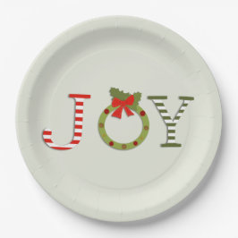 Joy - Weihnachtsplatten Pappteller