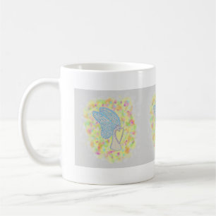 Joy White Guardian Angel Art Kaffeetassen oder Cup
