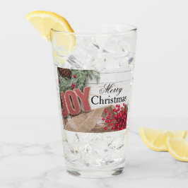 Joy & Wreath Holiday Collection Glas