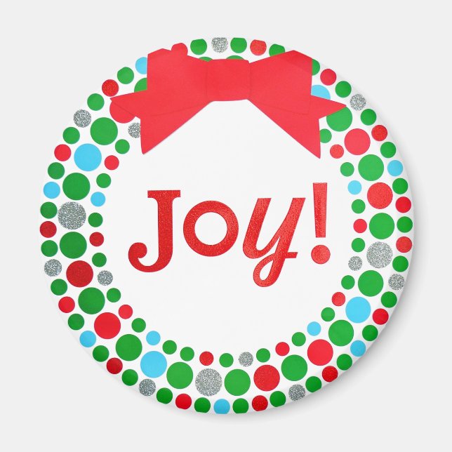 Joy Wreath Magnet (Vorne)