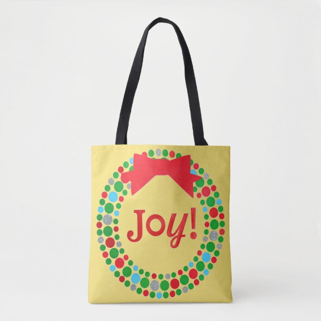Joy Wreath Tasche (Vorderseite)