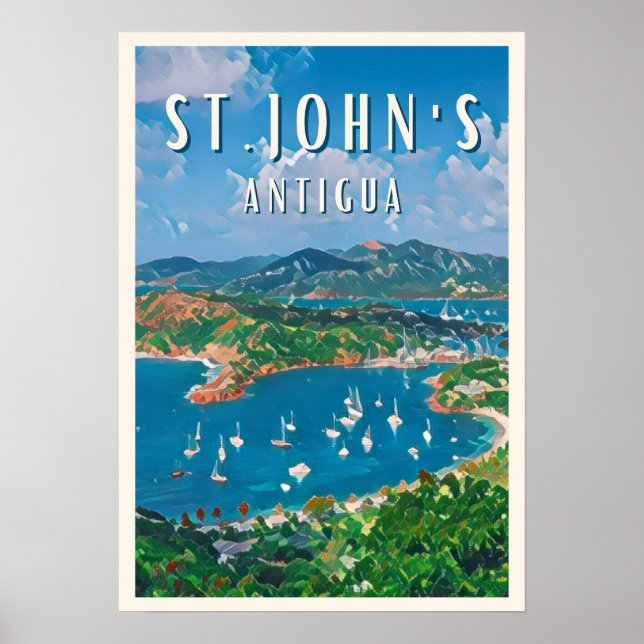 Joyau der Karibik: Saint John’s Poster (Vorne)