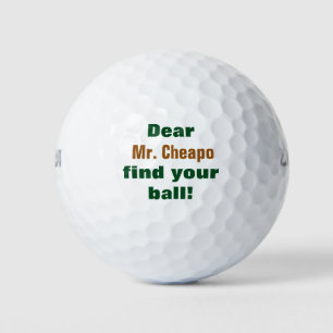 Joyball  Persönlicher Name Golf Balls lustig Golfball