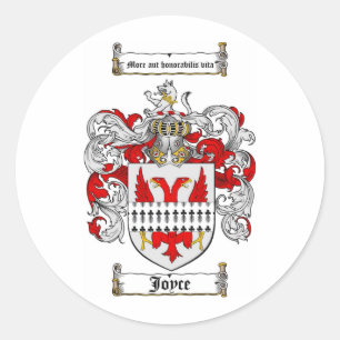 JOYCE-FAMILIENWAPPEN - JOYCE-WAPPEN RUNDER AUFKLEBER