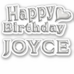 Joyce Happy Birthday Autocollants