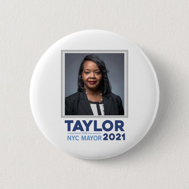 Joycelyn Taylor für NYC Mayor 2021 Button (Vorderseite)