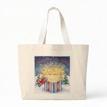 Joyeuse Année 2026 Sac Fourre-Tout – Feux d'Artifi