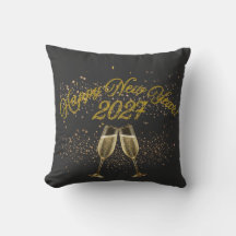 Joyeuse Année 2027 Coussin de Lancer