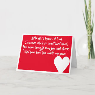 Joyeuse carte d'amour de Noël