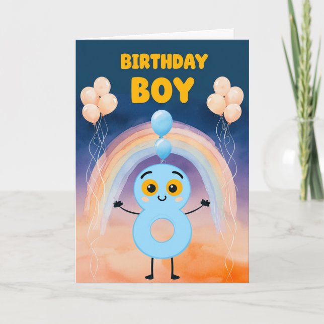 Joyeuse carte d'anniversaire 8 (Devant)