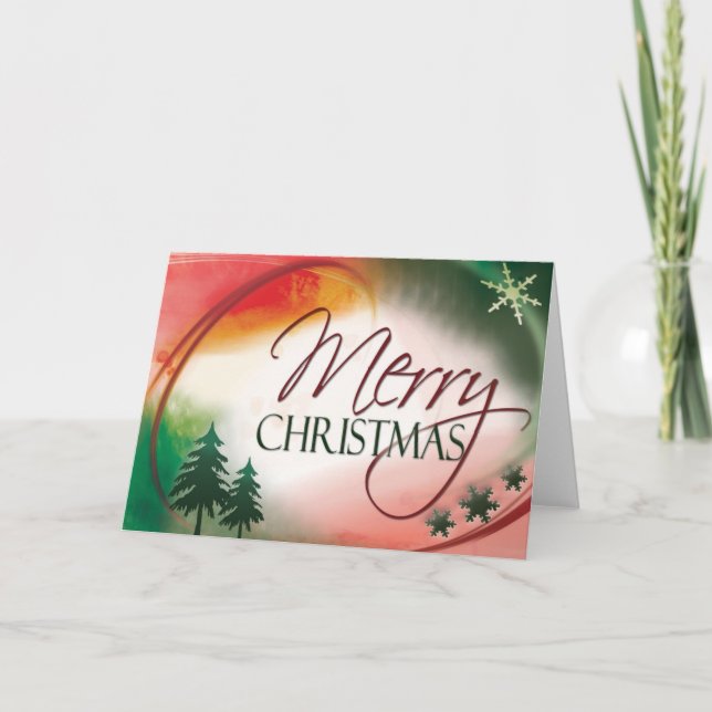 Joyeuse carte de design de Noël (Devant)