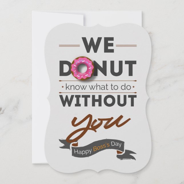 Joyeuse carte de la journée du patron (Devant)