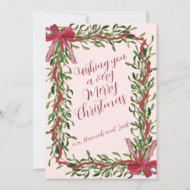 Joyeuse carte de Noël (Devant)