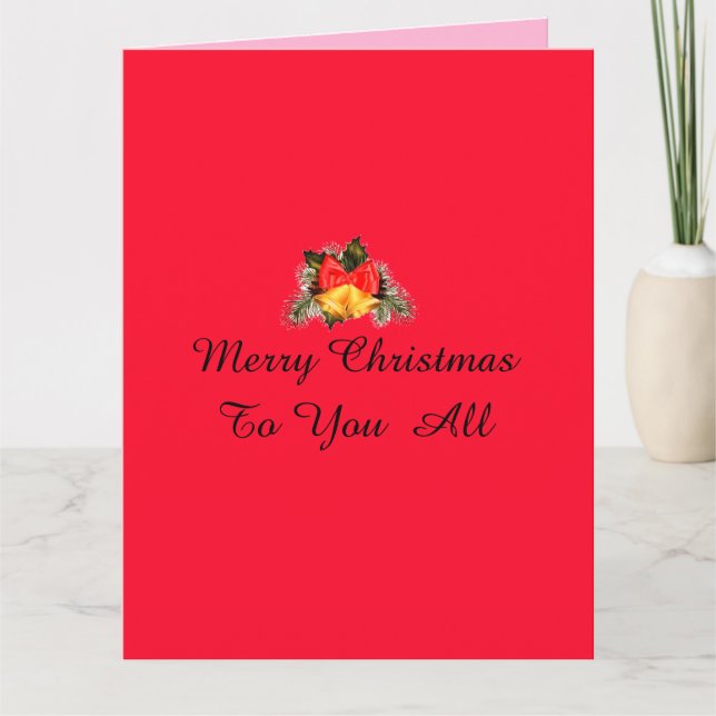 Joyeuse carte de Noël (Devant)