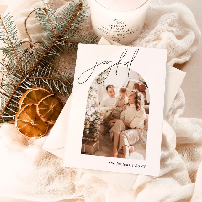 Joyeuse carte de Noël | Carte de vacances photo en (Créateur téléchargé)