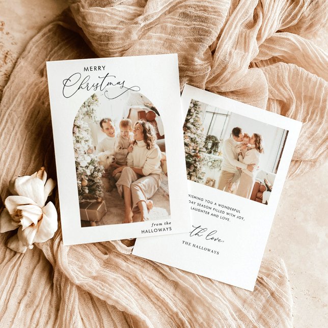 Joyeuse carte de Noël | Carte photo de vacances mo (Créateur téléchargé)