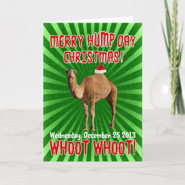 Joyeuse carte de Noël de la Journée de la Humidité (Devant)