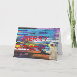 Joyeuse carte de Noël Graffiti