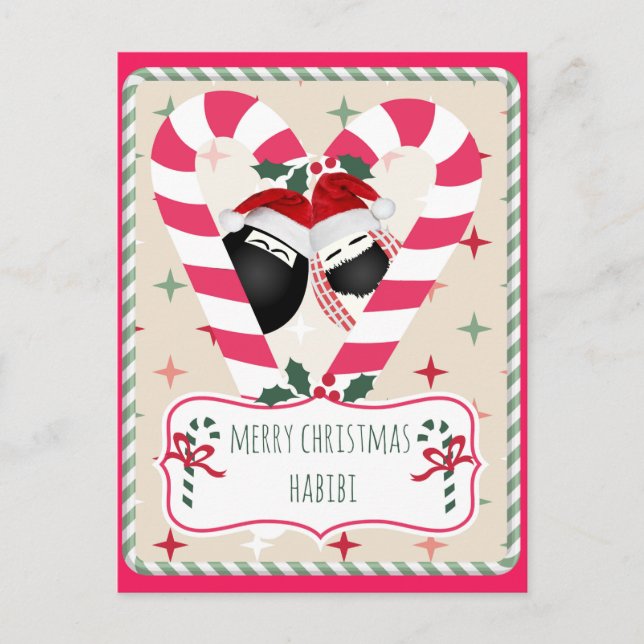 Joyeuse carte de Noël Habibi (Devant)