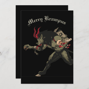 Joyeuse carte de Noël Krampus
