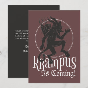 Joyeuse carte de Noël Krampus