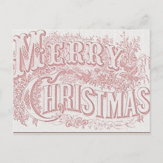 Joyeuse carte de recette de Noël (Devant)