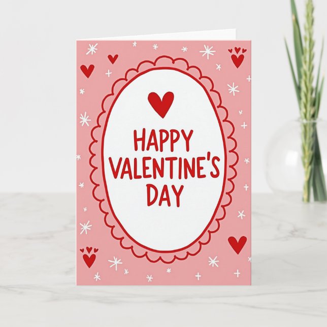 Joyeuse carte de Saint-Valentin (Devant)