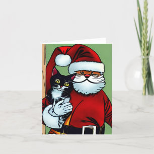 Joyeuse carte de vacances Noël Kitty