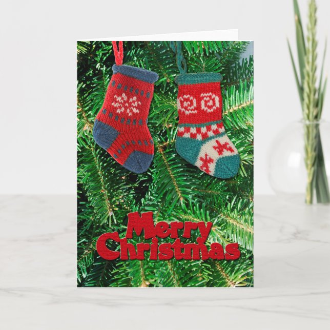 Joyeuse carte de voeux de Noël (Devant)