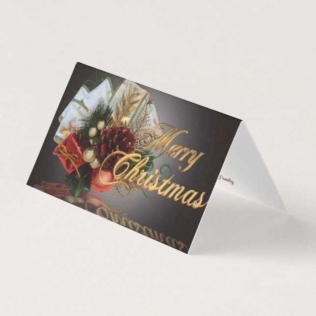 Joyeuse carte de voeux de Noël (Front)