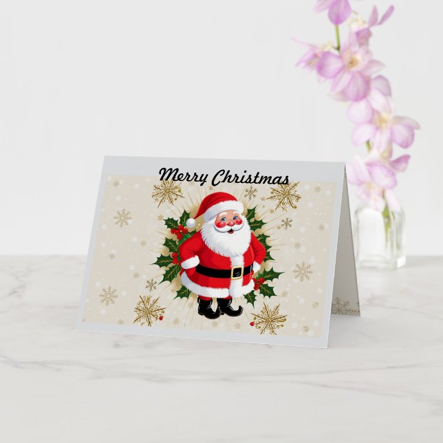 Joyeuse carte de voeux de Noël (Orchidée)
