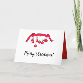 Joyeuse carte de voeux de Noël.