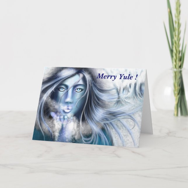 Joyeuse carte de voeux de Noël de Skadi par Nellis (Devant)