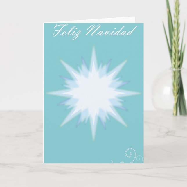 Joyeuse carte d'espagnol Noël (Devant)