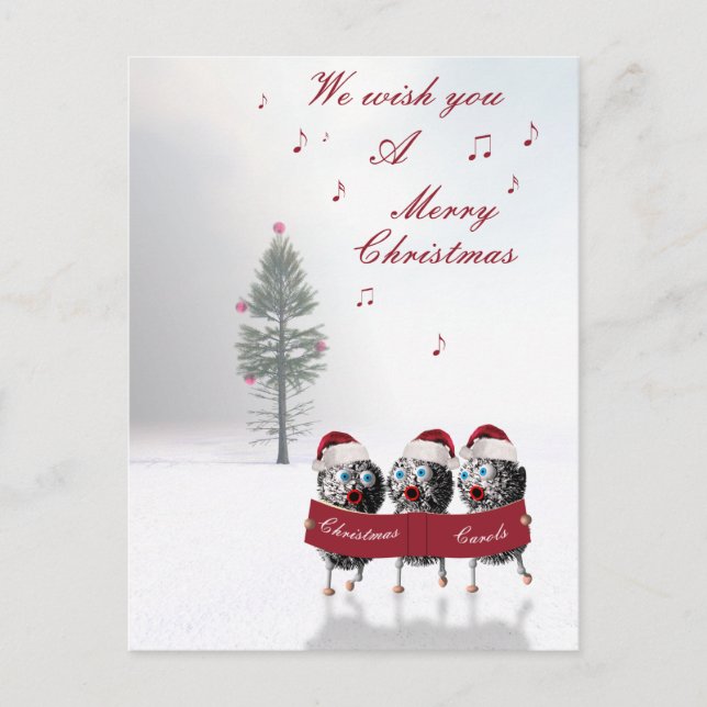 Joyeuse carte postale de Noël (Devant)