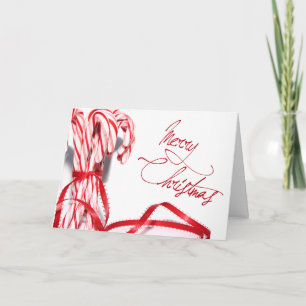 Joyeuse carte Sucres de canne de Noël