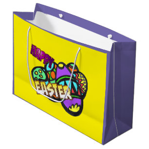 Joyeuse croûte de Pâques. Sac Cadeau