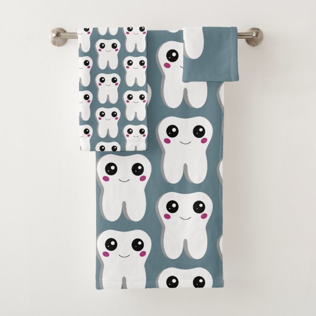 Joyeuse dent dentaire souriante mignonne Motif (En situation)
