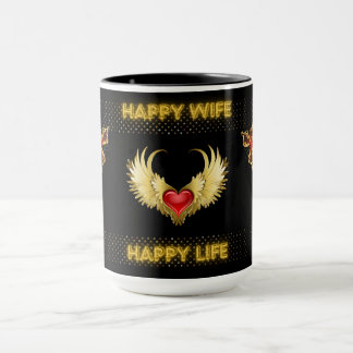 Joyeuse Femme Happy Life Mug