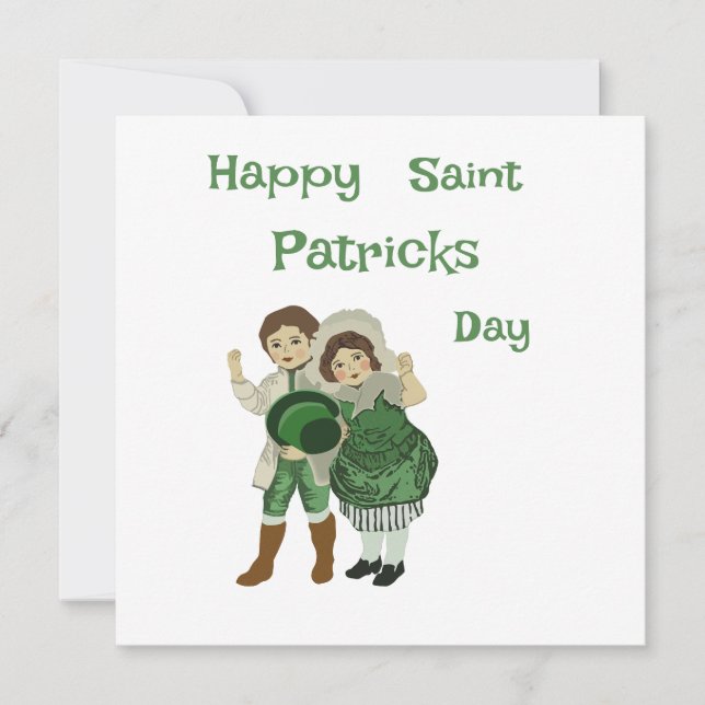Joyeuse fête de la Saint-Patrick Carte Postale (Devant)