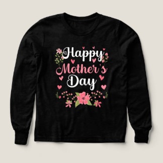 Joyeuse fête des mères maman mignonne Floral femme