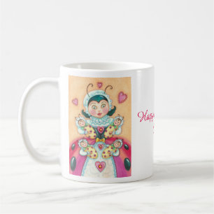 Joyeuse fête des Mères TASSE BÉBÉS COCCINELLES